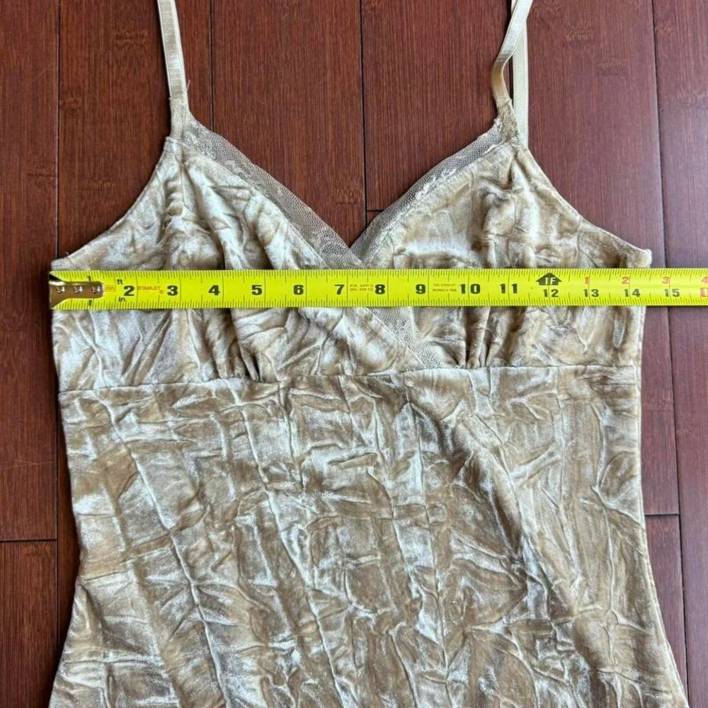 Cream and‎ Tank Y2K  Cami